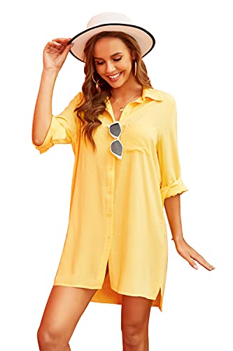 button-down Swim Beachwear