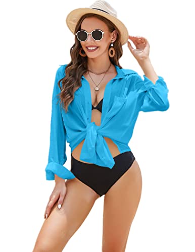 button-down Swim Beachwear