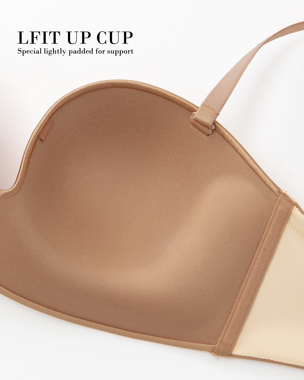 Strapless Wirefree Multiway Push Up Bra