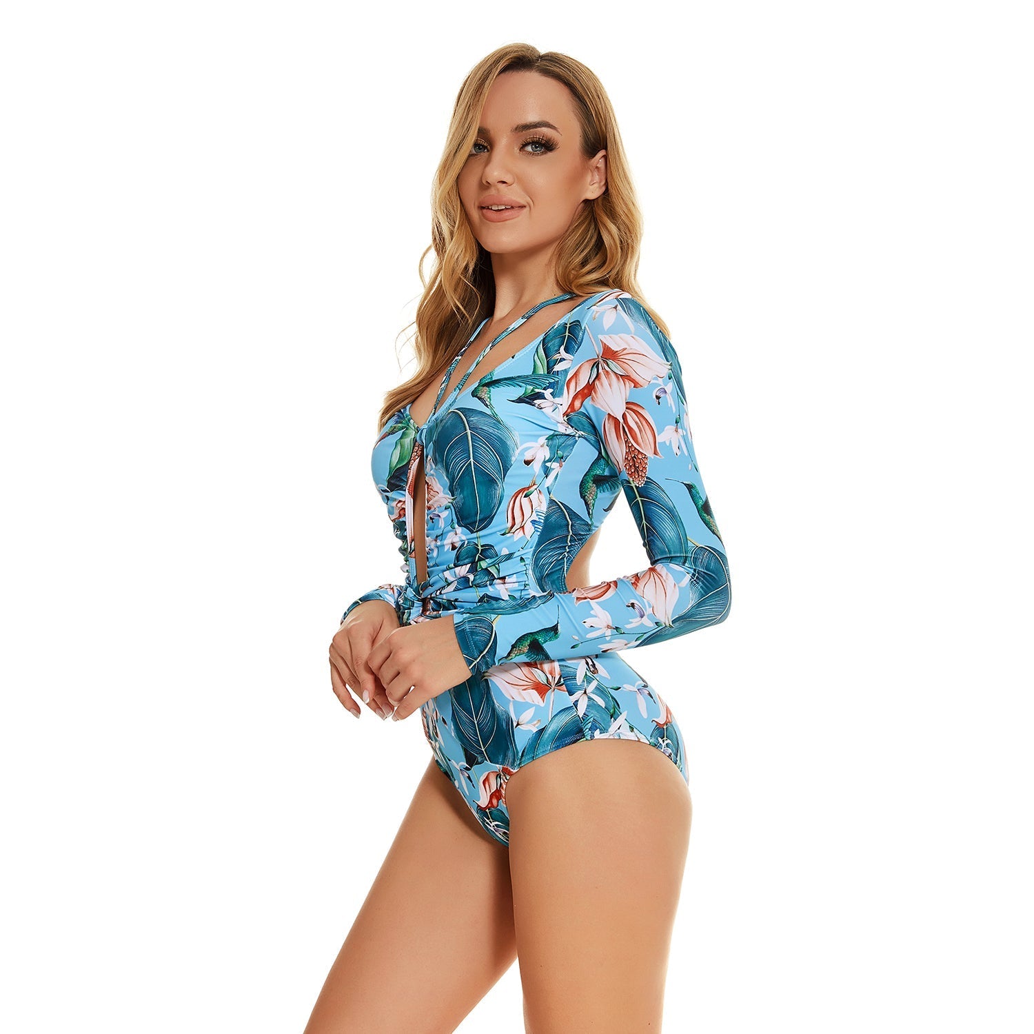 Rash Guard Long Sleeve Swimsuit Swimwear