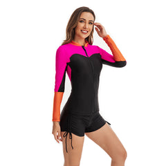 Vivid Color Surfing Swimsuits 2 Piece Bathing Suit