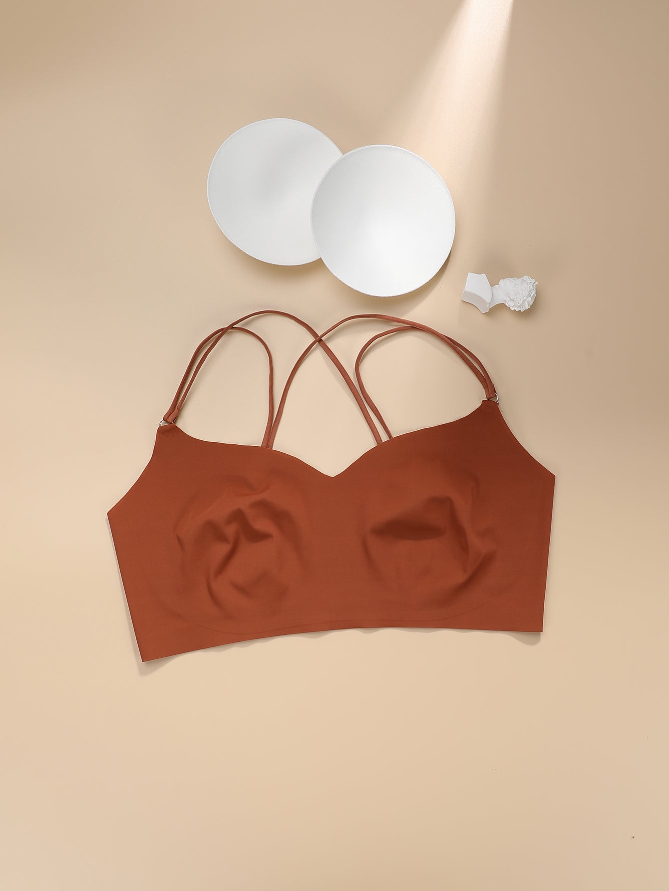 Seamless Wireless Removable Padded Bra Soft Daily Bras Yoga Sleep Leisure Bras