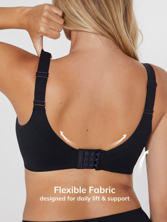Plus Wireless Lounge Bra Black