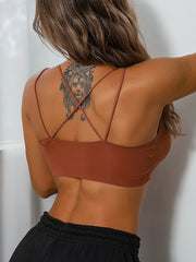 Seamless Wireless Removable Padded Bra Soft Daily Bras Yoga Sleep Leisure Bras