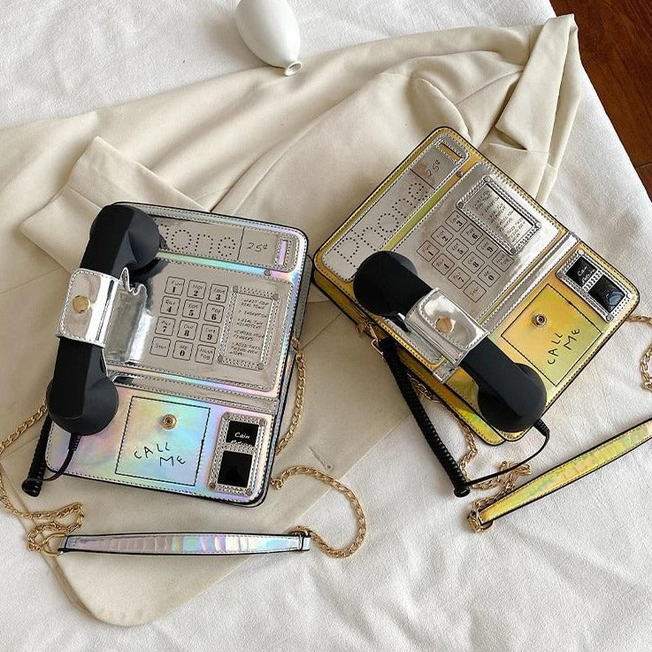 Telephone Style Shoulder Bag