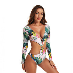 Rash Guard Long Sleeve Swimsuit Bathing Suit