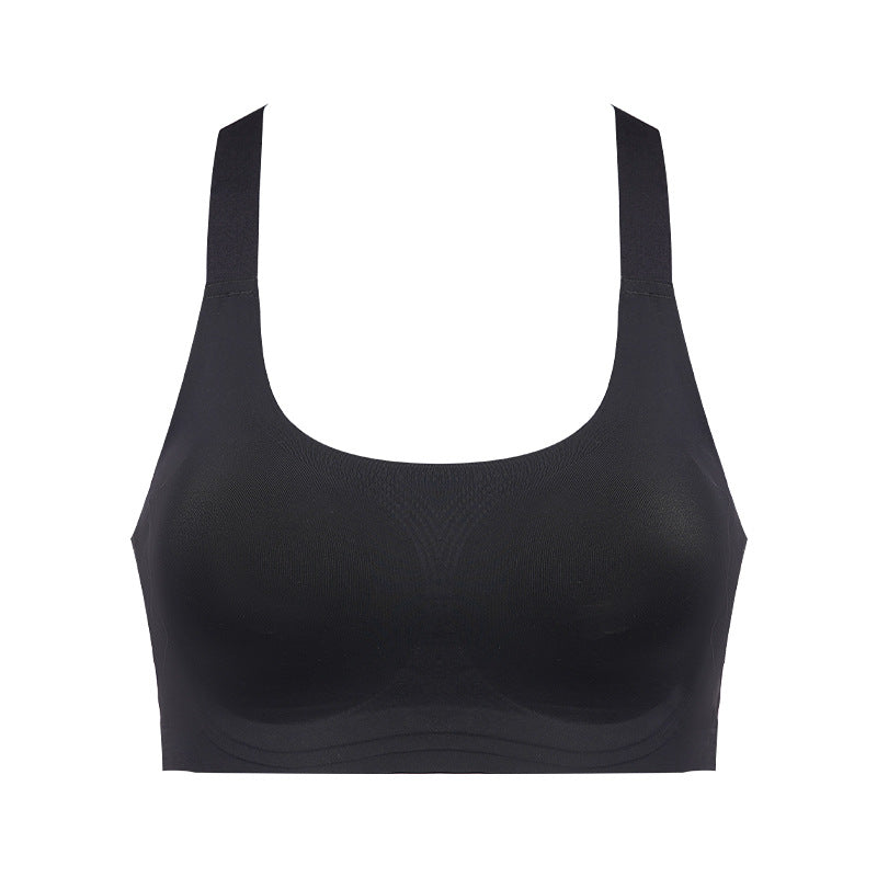 Non-Ringed Y-Back Gathering Sports Comfort Bra