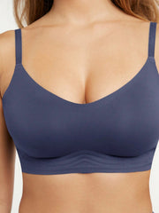 Wireless Seamless Comfy Bralette Navy