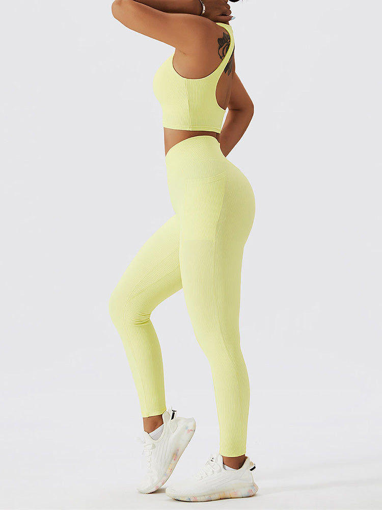 Live In Rib Crossover Pocket Leggings