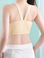 Seamless Bra For Women That Lift, Shape, And Provide Support With No Wires, 3-row Hook-and-eye Closure For Comfortable Fit Cornsilk