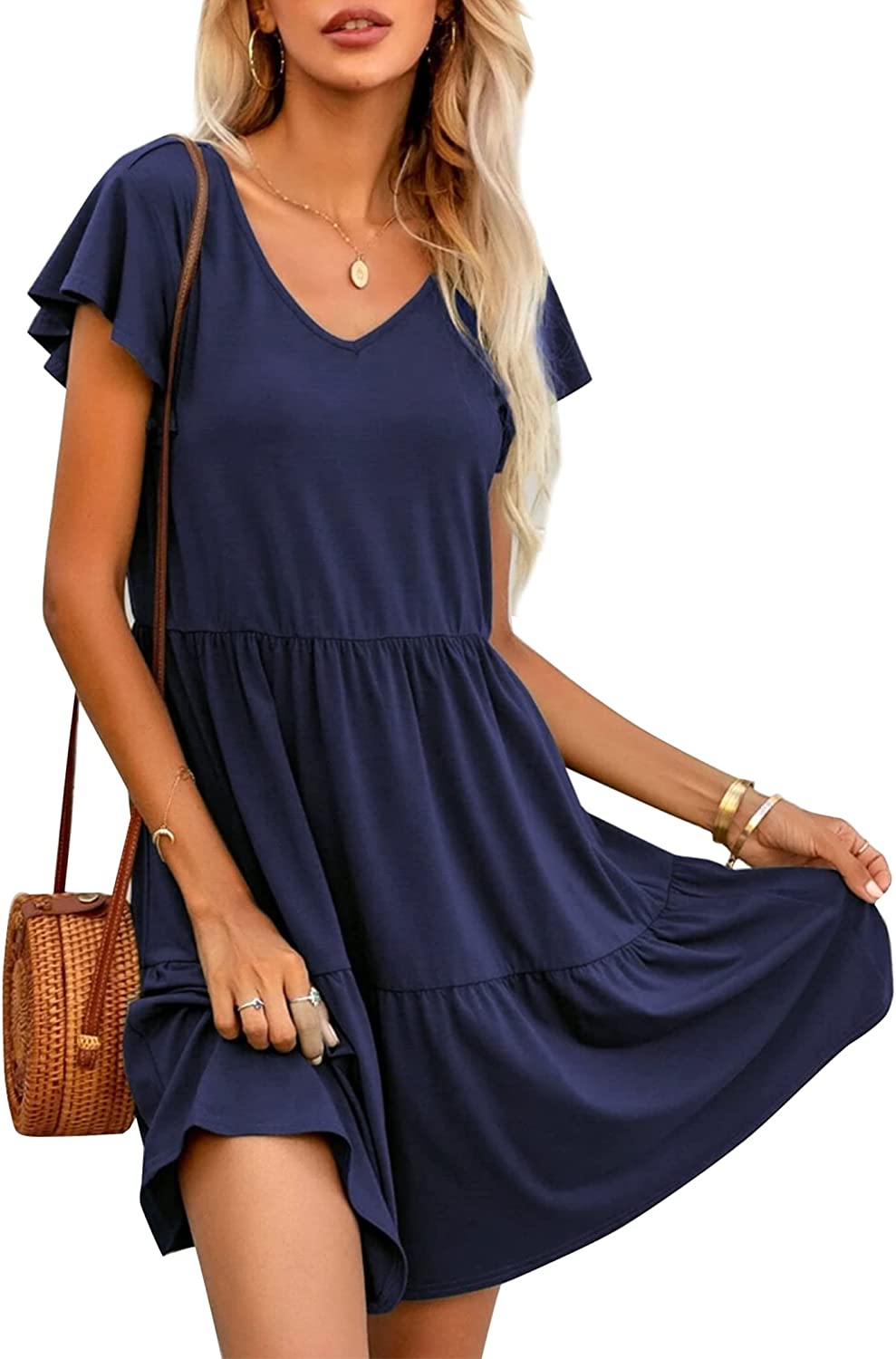 Ruffle Sleeve Dresses