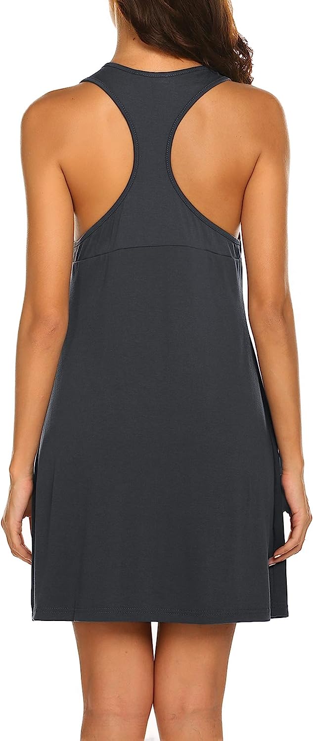 Avidlove Sleepwear for Tank Nightgown Chemise Racerback Sleeveless Sleep Dress