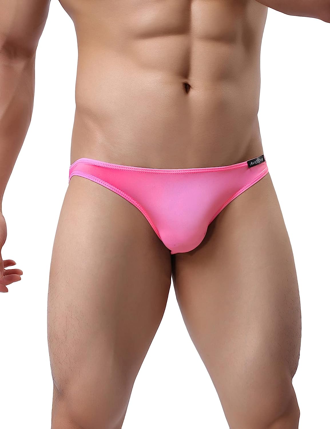 Avidlove Underwear Men's 4 Pack Classic Low Rise Stretchy Hip Briefs Bikini