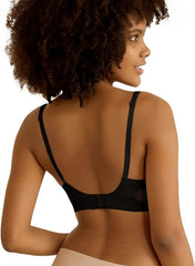 Smooth Comfortable Breathable Mesh Cool Feeling Wireless Bra Black