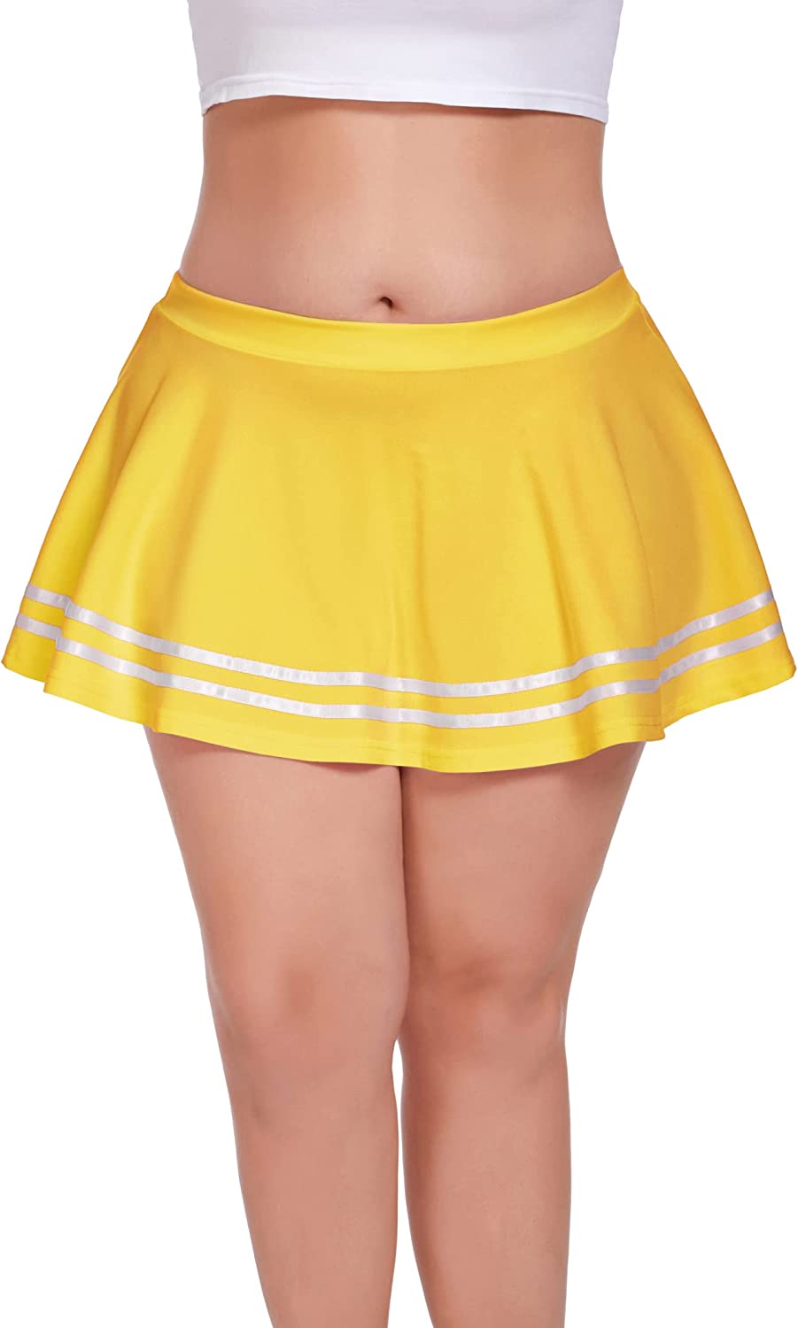 Avidlove Mini Skirt Pleated Elastic Waist Ruffle Sailor Skirts School Uniform Skirts Cheerleader