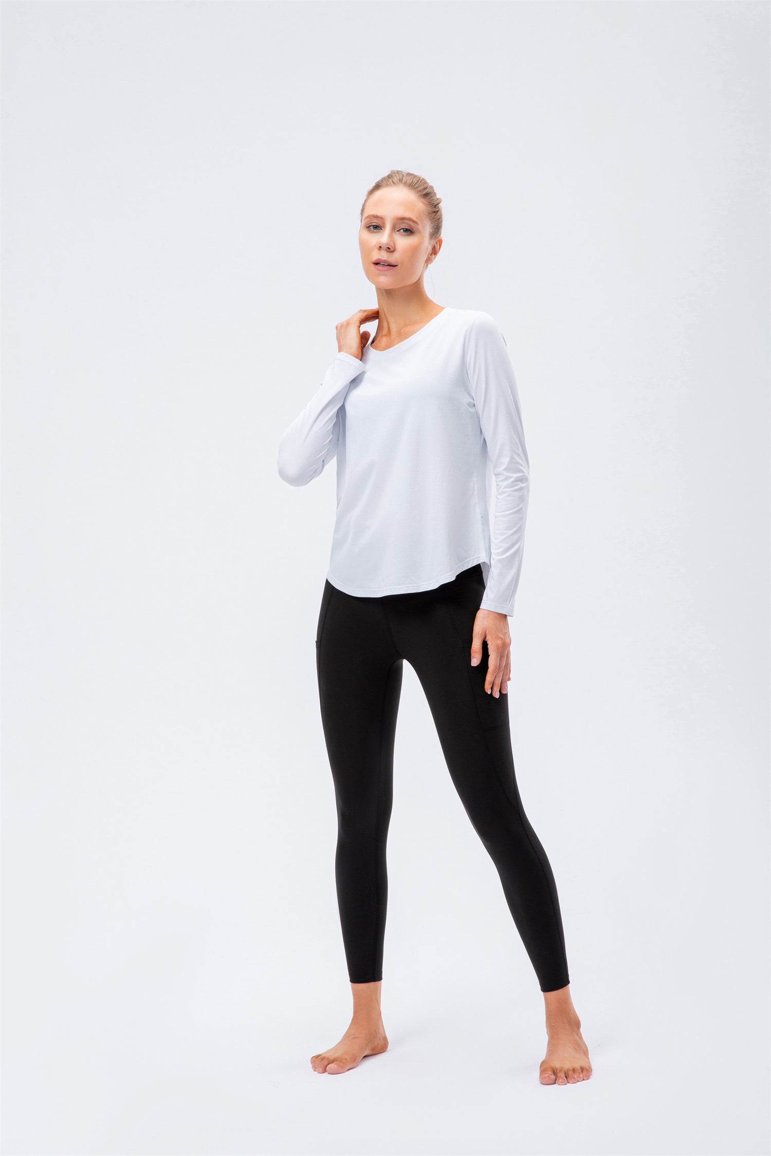 Long Sleeve Loose Sports Tee
