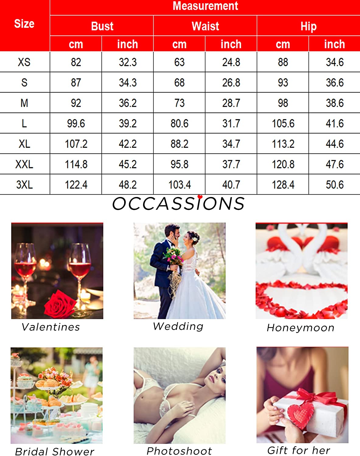 Avidlove Lingerie for Lace Babydoll Strappy Chemise V Neck Nightgown Sleepwear Side Spilt Nightdress