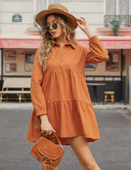 Mini Dress with Long Sleeve