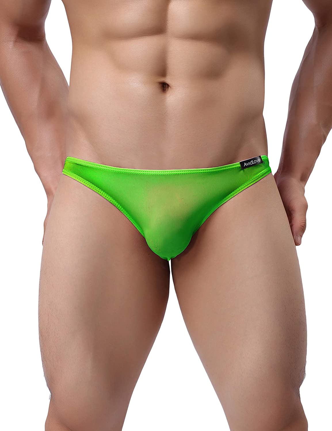 Avidlove Underwear Men's 4 Pack Classic Low Rise Stretchy Hip Briefs Bikini