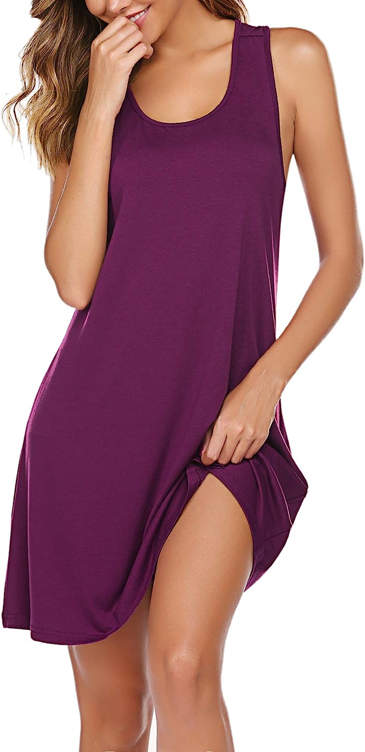 Avidlove Sleepwear for Tank Nightgown Chemise Racerback Sleeveless Sleep Dress