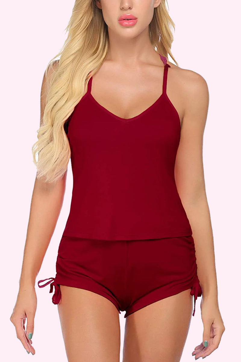 Avidlove Pajamas Set Sleepwear Lingerie Nightwear Cami Set with Shorts