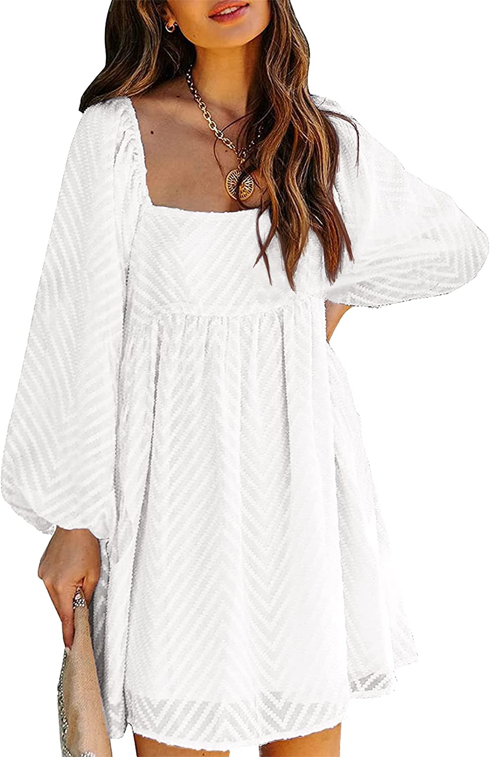 Chiffon Babydoll Dress