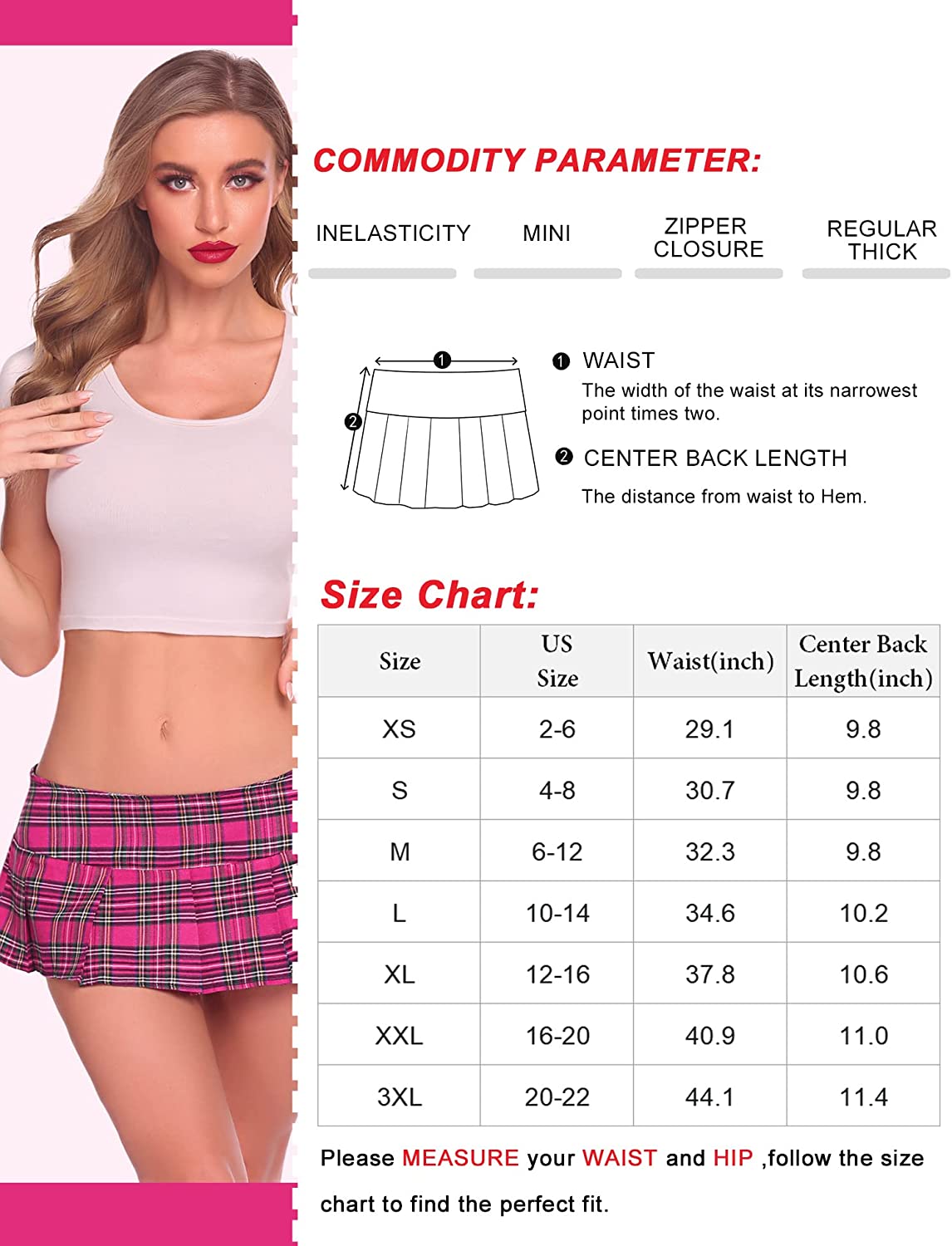 Avidlove Lingerie Role Play Costume Mini Plaid Skirt Schoolgirl Outfits