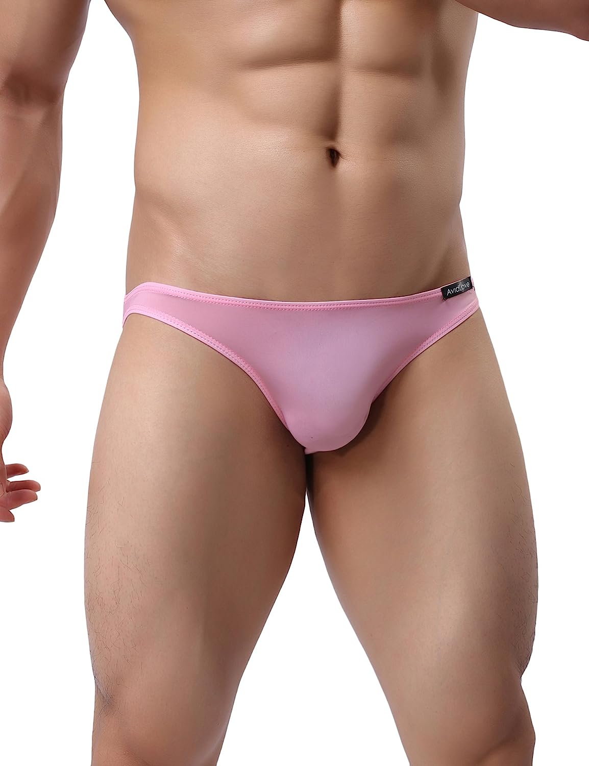 Avidlove Underwear Men's 4 Pack Classic Low Rise Stretchy Hip Briefs Bikini