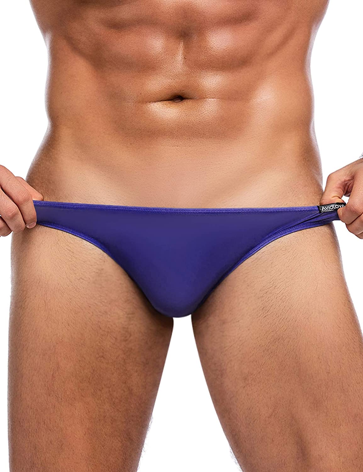 Avidlove Underwear Men's 4 Pack Classic Low Rise Stretchy Hip Briefs Bikini