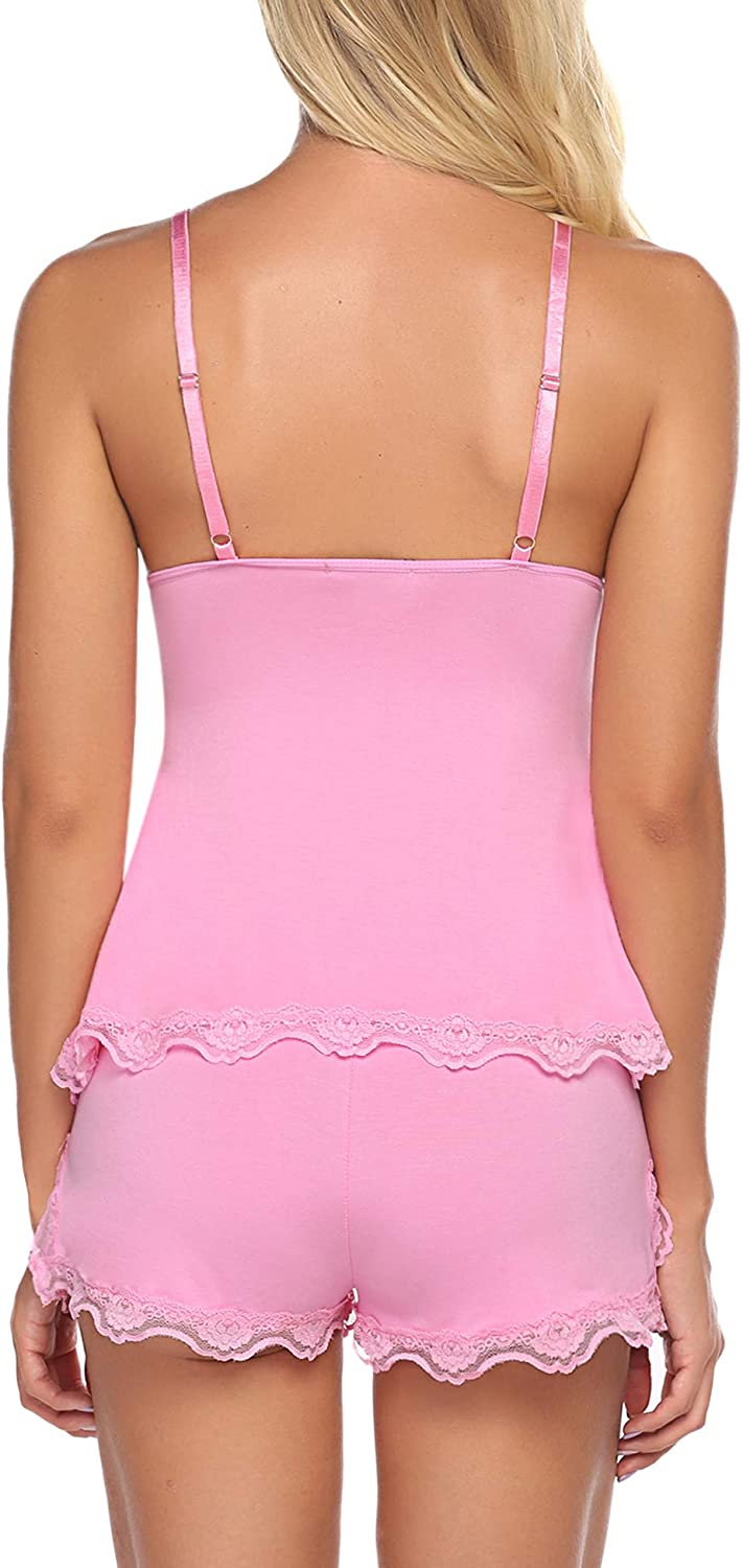 Avidlove Sweetness Cami Set Lace Camisole Lingerie Nightwear Pajamas Lounge Sets