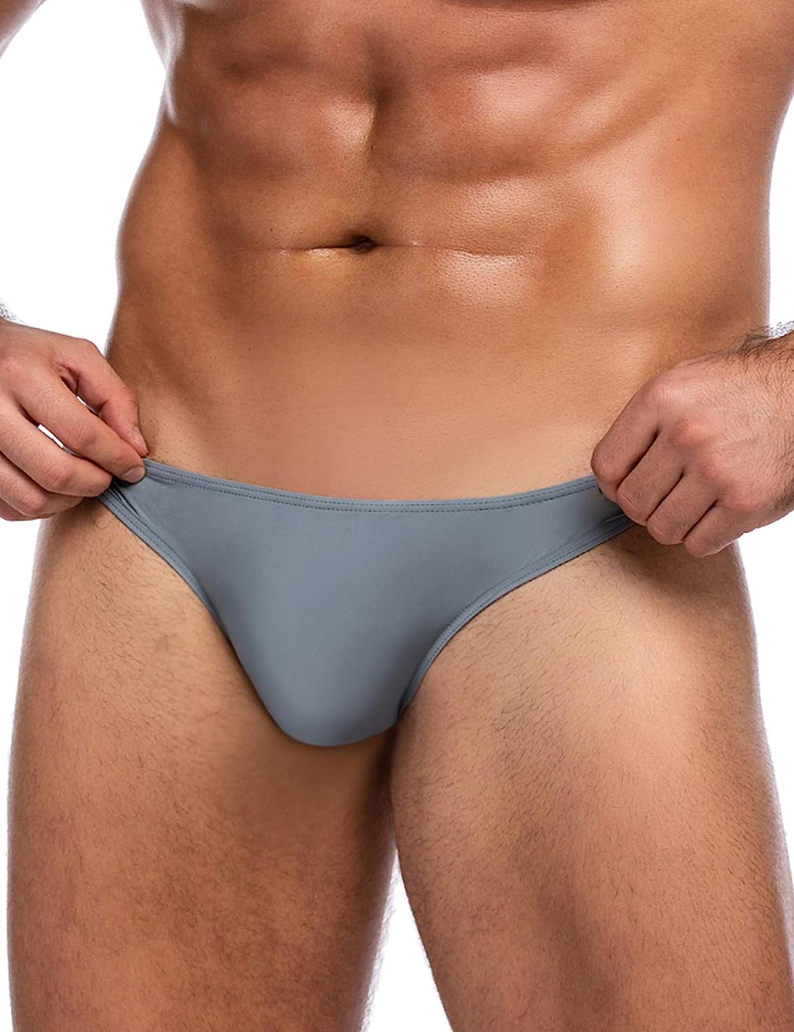 Avidlove Underwear Men's 4 Pack Classic Low Rise Stretchy Hip Briefs Bikini
