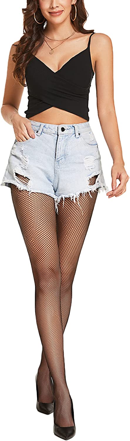 Avidlove Fishnet Thigh Highs Plus Size Fishnet Stockings Pantyhose for Tights
