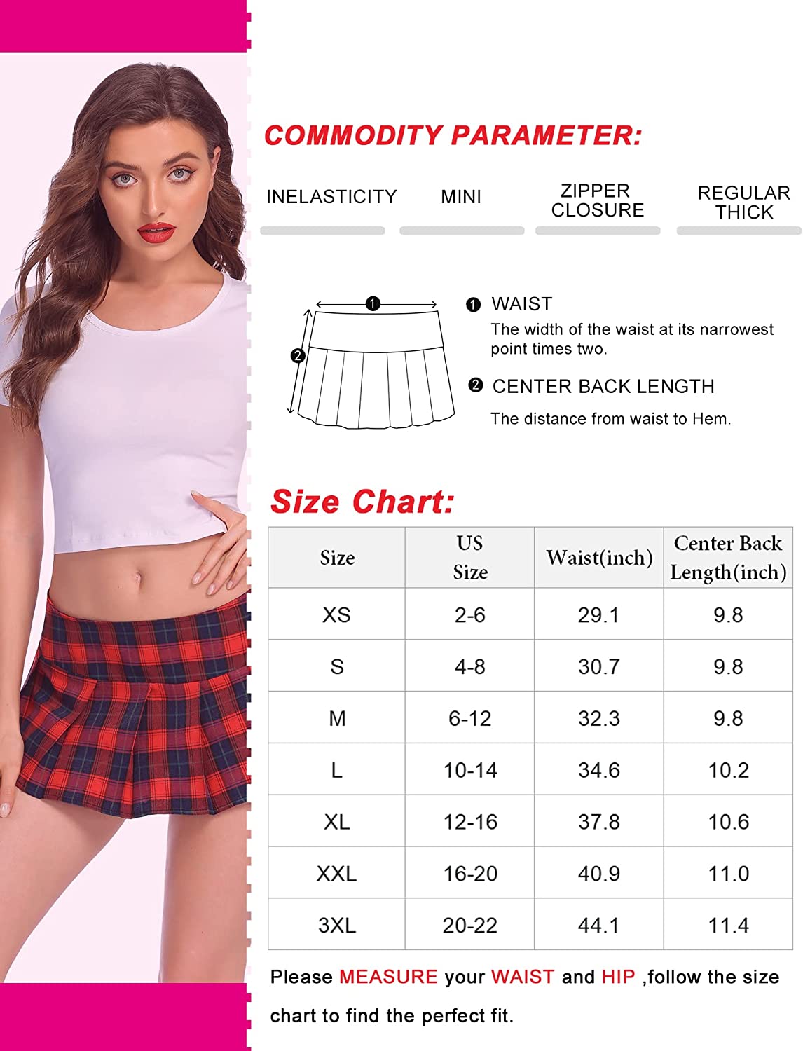 Avidlove Lingerie Role Play Costume Mini Plaid Skirt Schoolgirl Outfits