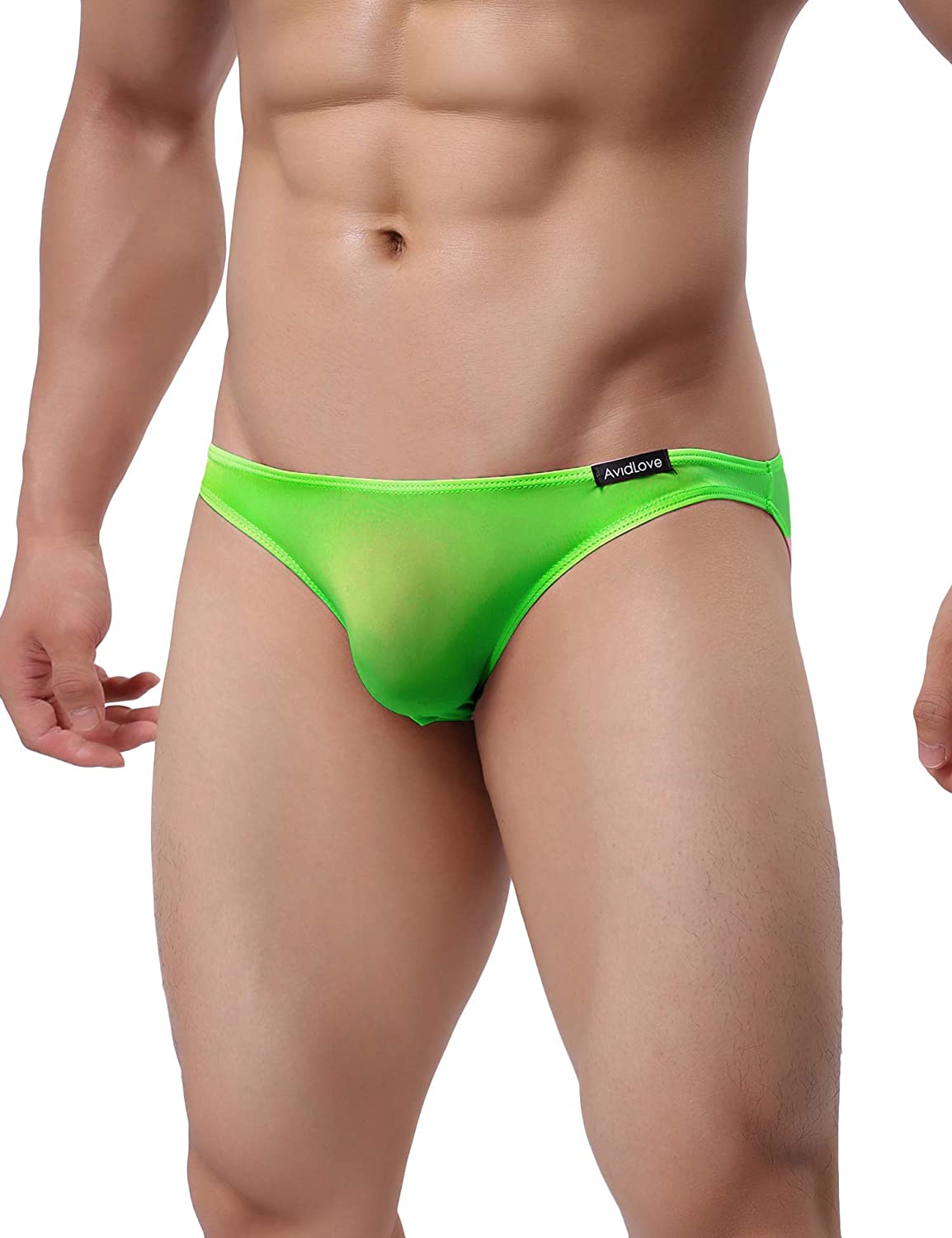 Avidlove Underwear Men's 4 Pack Classic Low Rise Stretchy Hip Briefs Bikini
