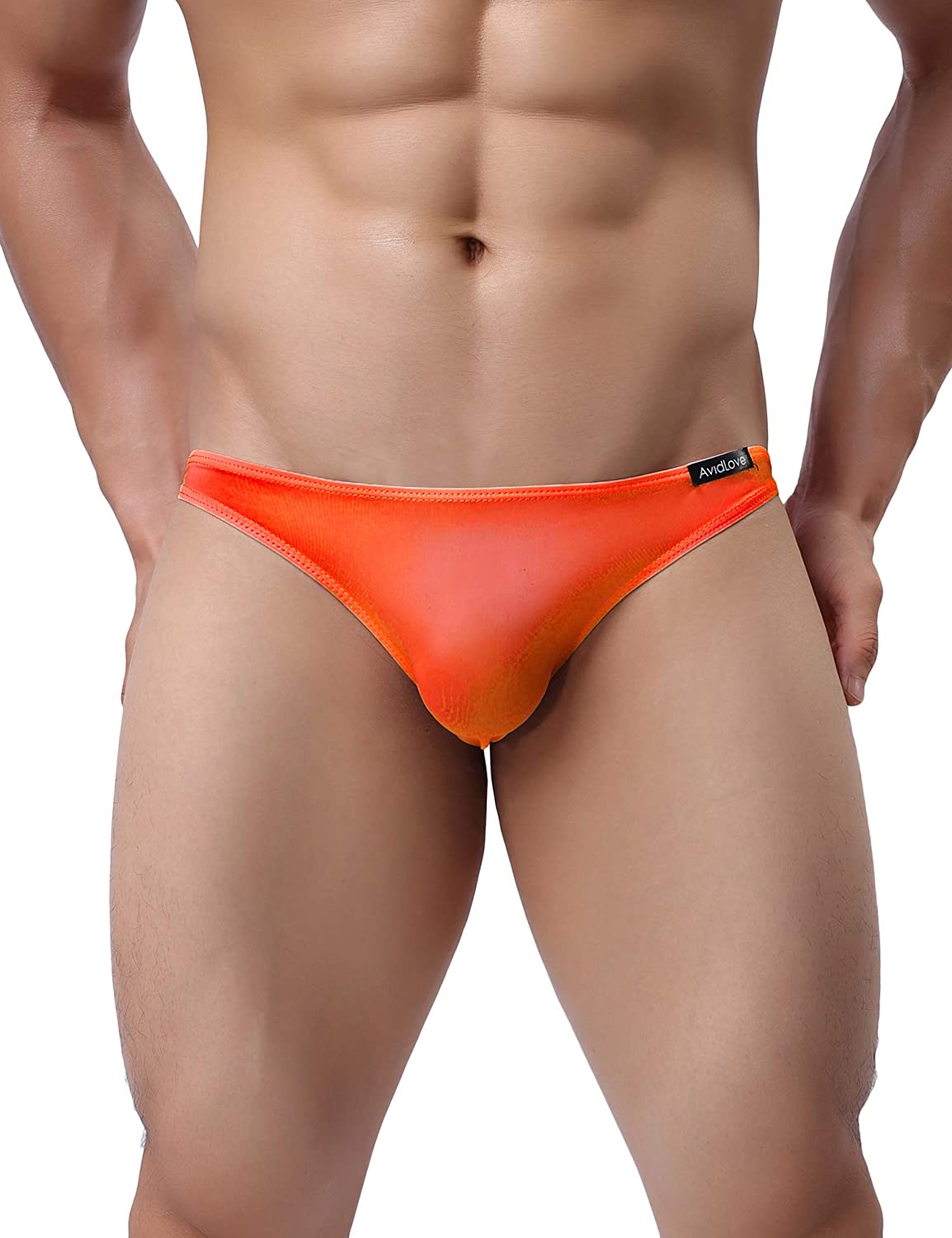 Avidlove Underwear Men's 4 Pack Classic Low Rise Stretchy Hip Briefs Bikini