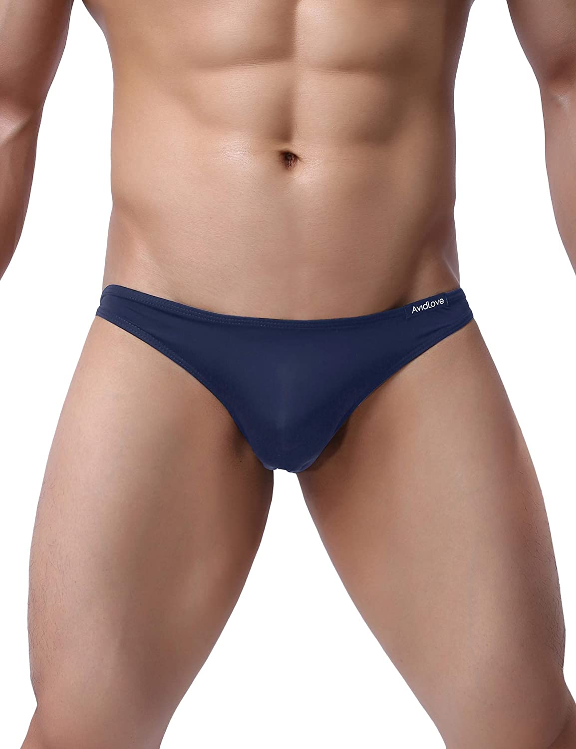 Avidlove Underwear Men's 4 Pack Classic Low Rise Stretchy Hip Briefs Bikini