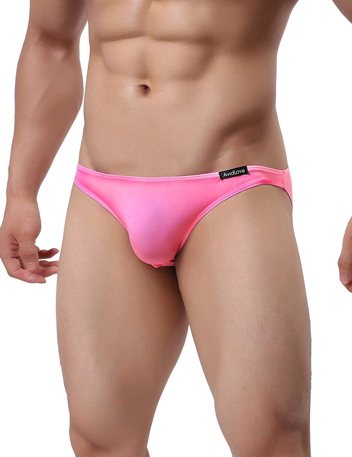 Avidlove Underwear Men's 4 Pack Classic Low Rise Stretchy Hip Briefs Bikini