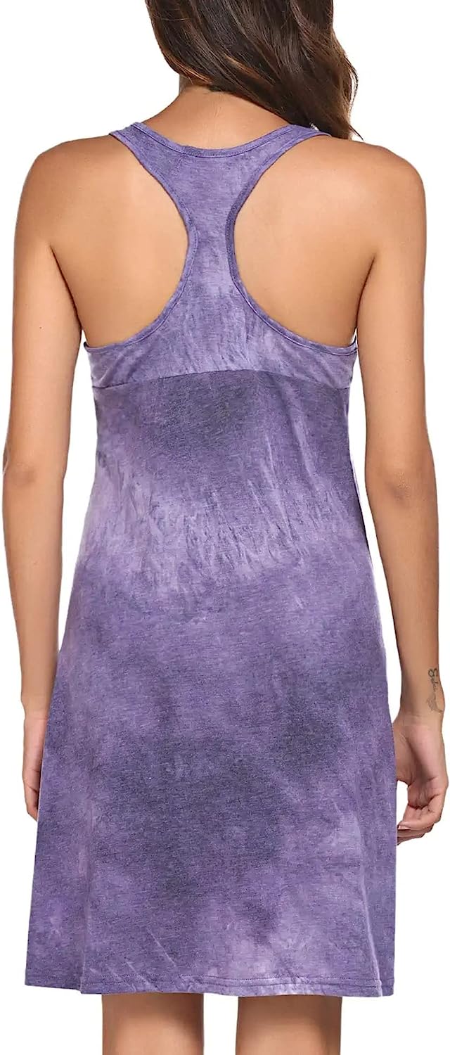 Avidlove Sleepwear for Tank Nightgown Chemise Racerback Sleeveless Sleep Dress