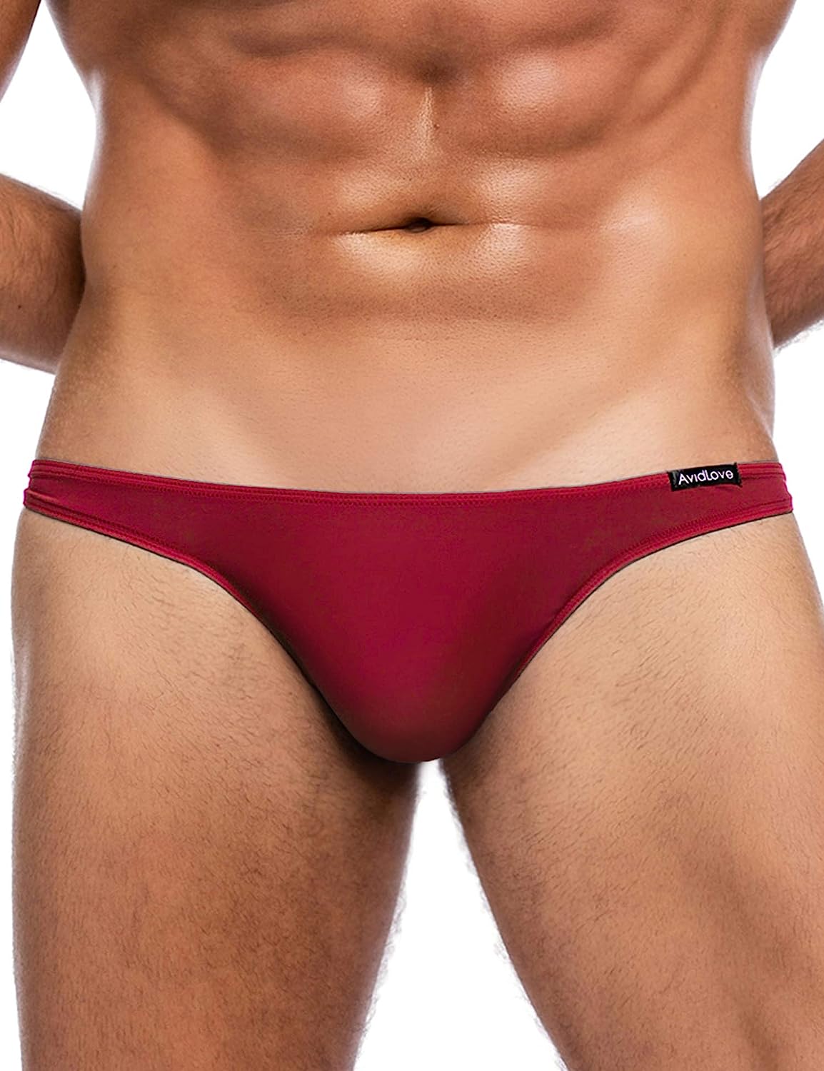 Avidlove Underwear Men's 4 Pack Classic Low Rise Stretchy Hip Briefs Bikini