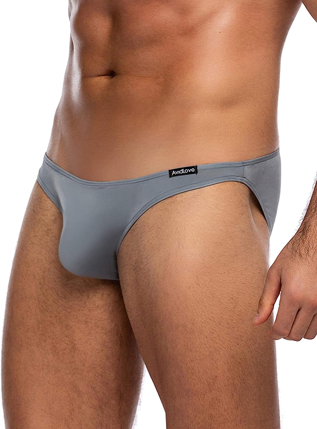 Avidlove Underwear Men's 4 Pack Classic Low Rise Stretchy Hip Briefs Bikini