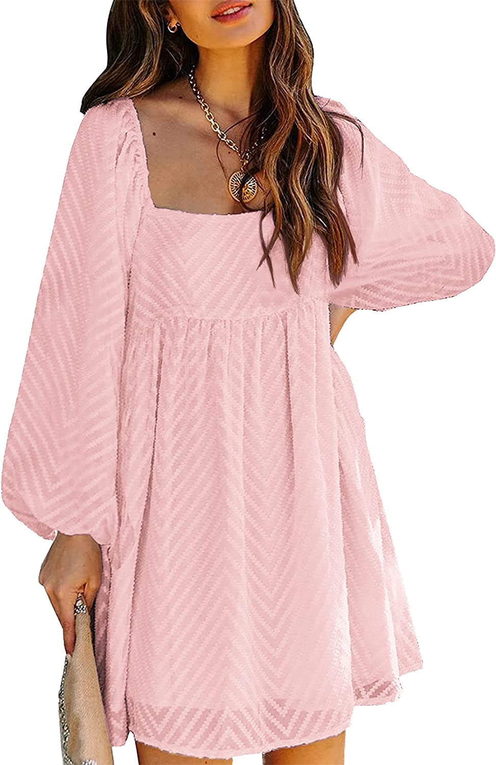 Chiffon Babydoll Dress