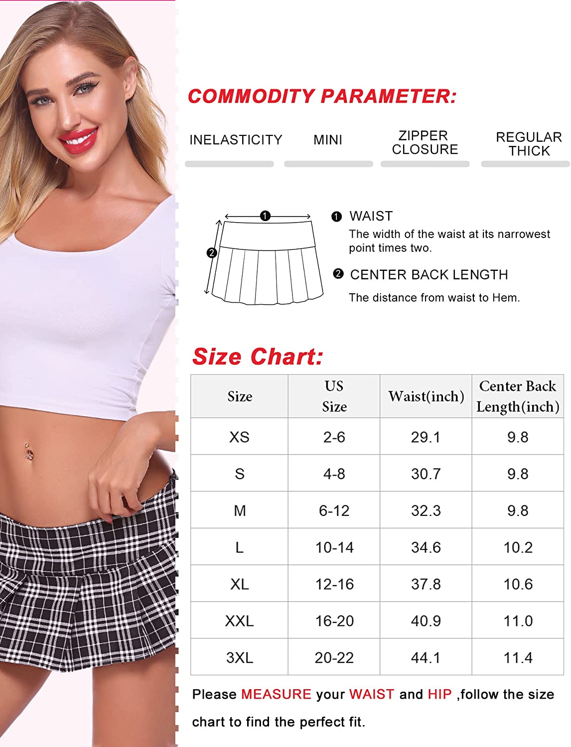 Avidlove Lingerie Role Play Costume Mini Plaid Skirt Schoolgirl Outfits