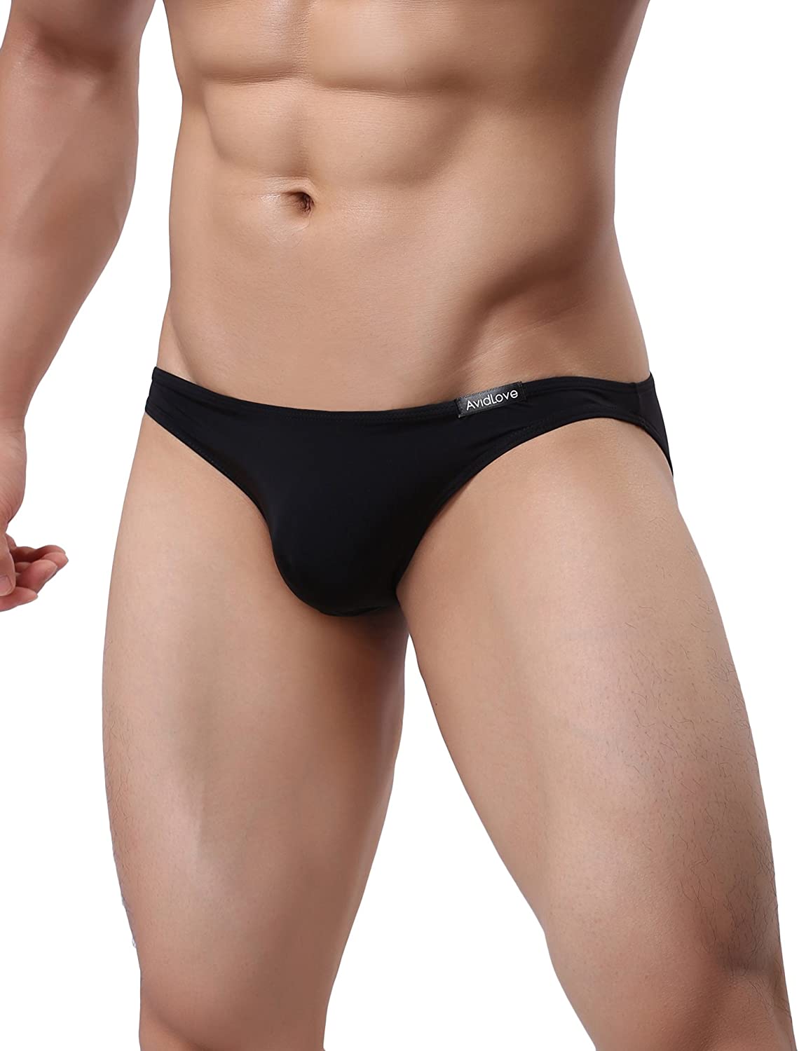 Avidlove Underwear Men's 4 Pack Classic Low Rise Stretchy Hip Briefs Bikini
