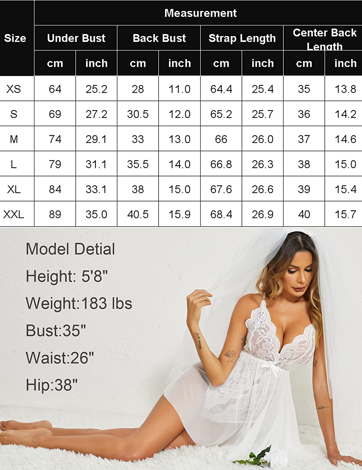 Avidlove Lingerie for Lace Deep V Teddy Lingerie with Tulle Skirts One Piece Bodysuit Chemise