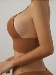 Seamless Cross Back Wireless Bralette