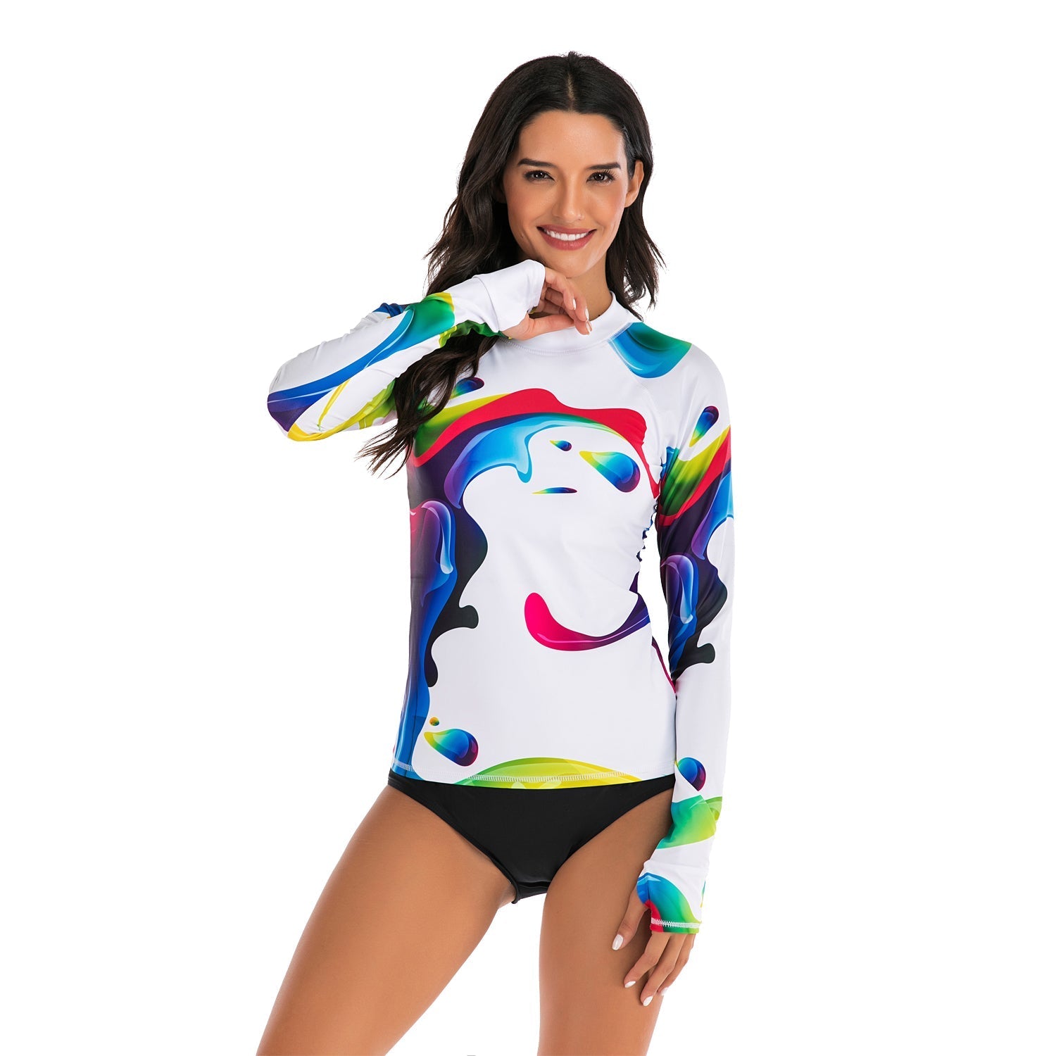 Two Piece Swimsuit for Long Sleeve Bathing Suits