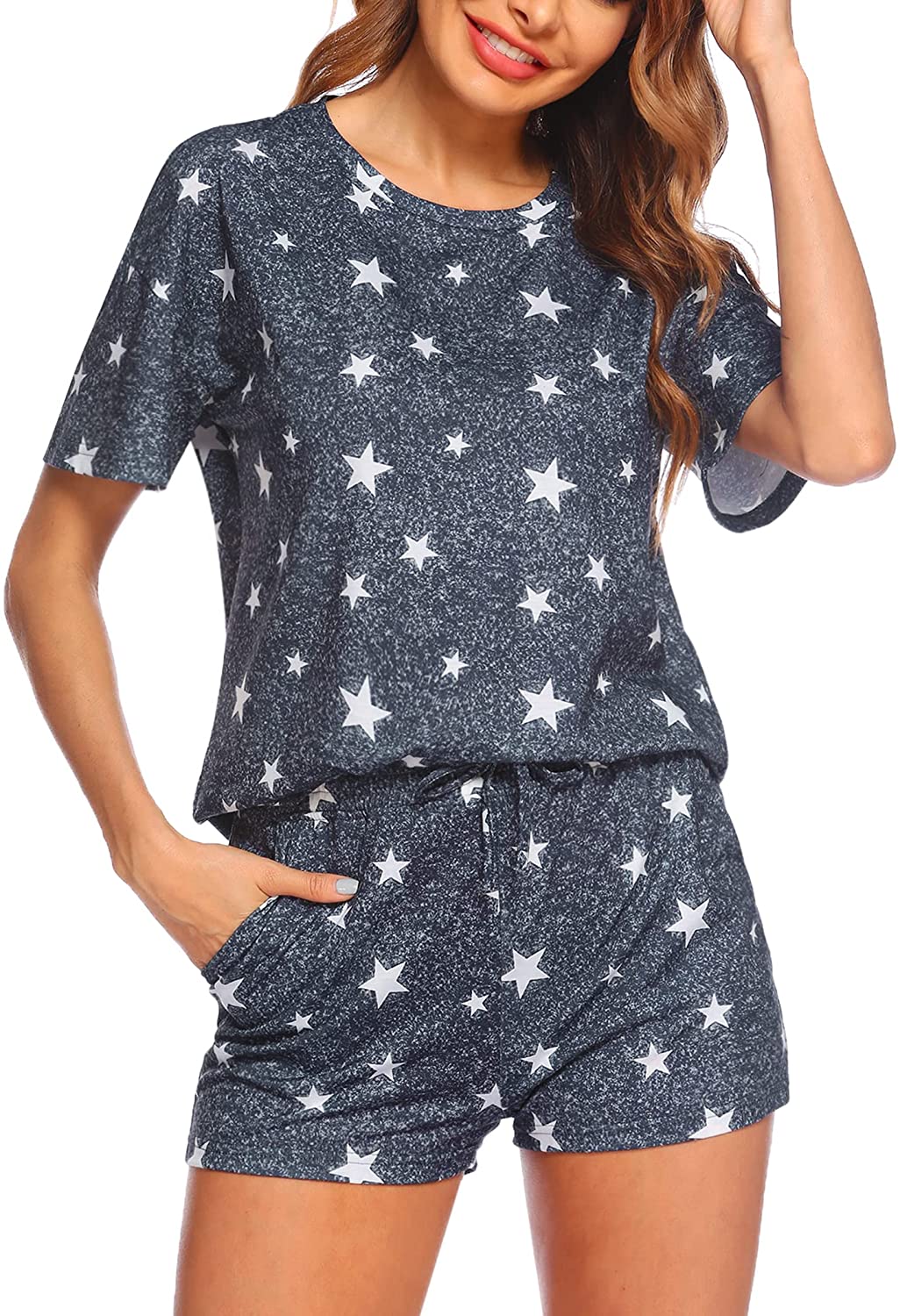 Tie Dye Printed Pajamas Set