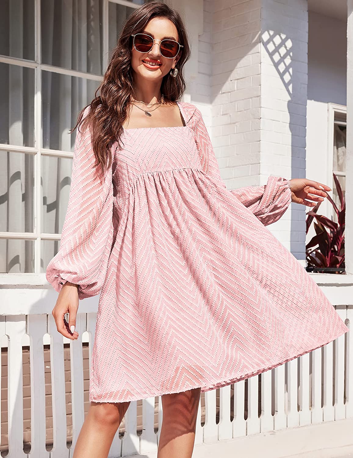 Chiffon Babydoll Dress