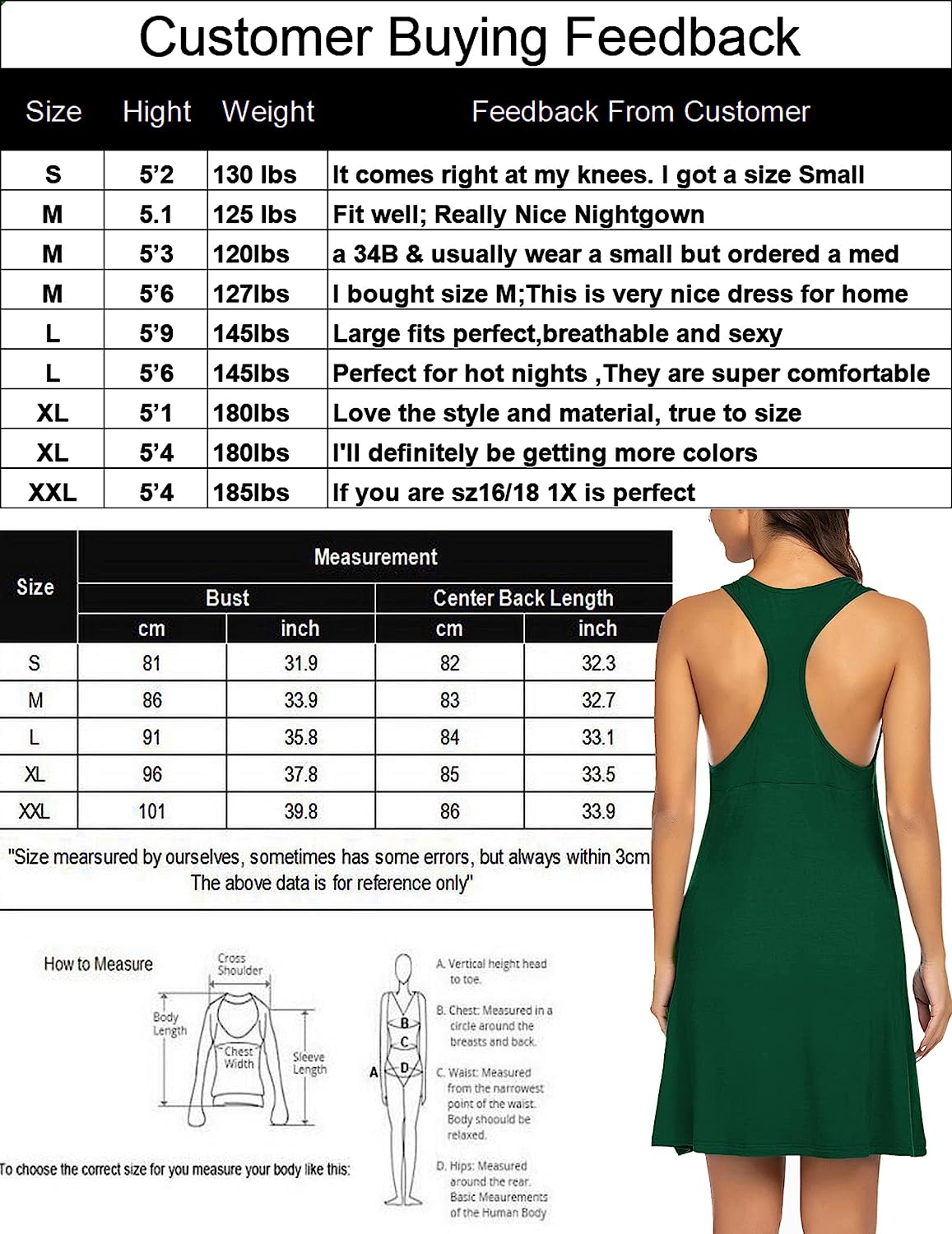 Avidlove Sleepwear for Tank Nightgown Chemise Racerback Sleeveless Sleep Dress