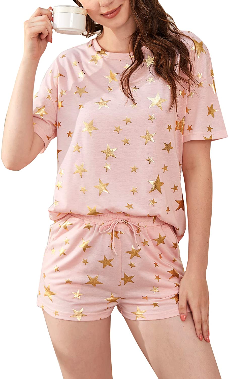 Tie Dye Printed Pajamas Set